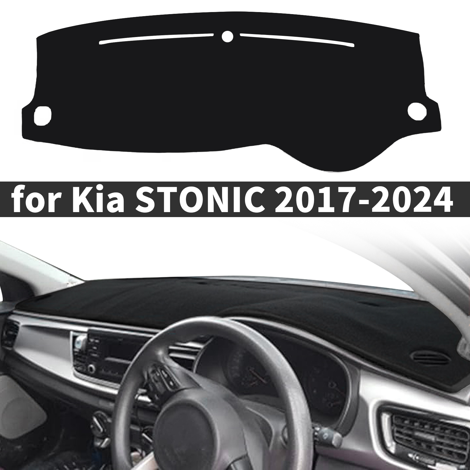Car Anti-Slip Dashboard Mat - Cubierta para el Tablero de Kia