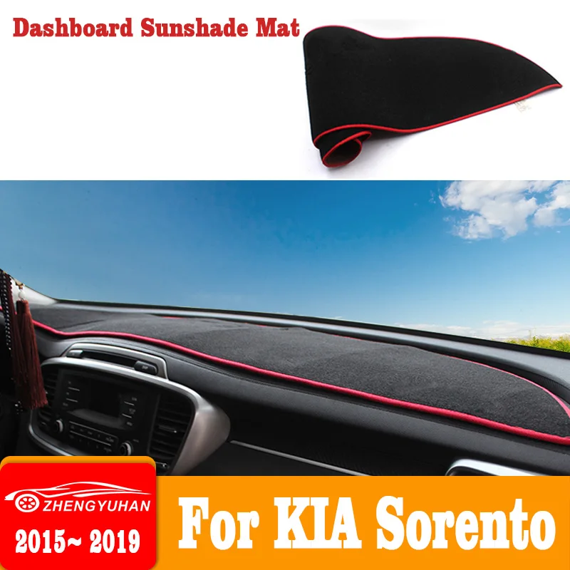 Car Anti-Slip Dashboard Mat - Para Kia Sorento 2015 ~ 2024
