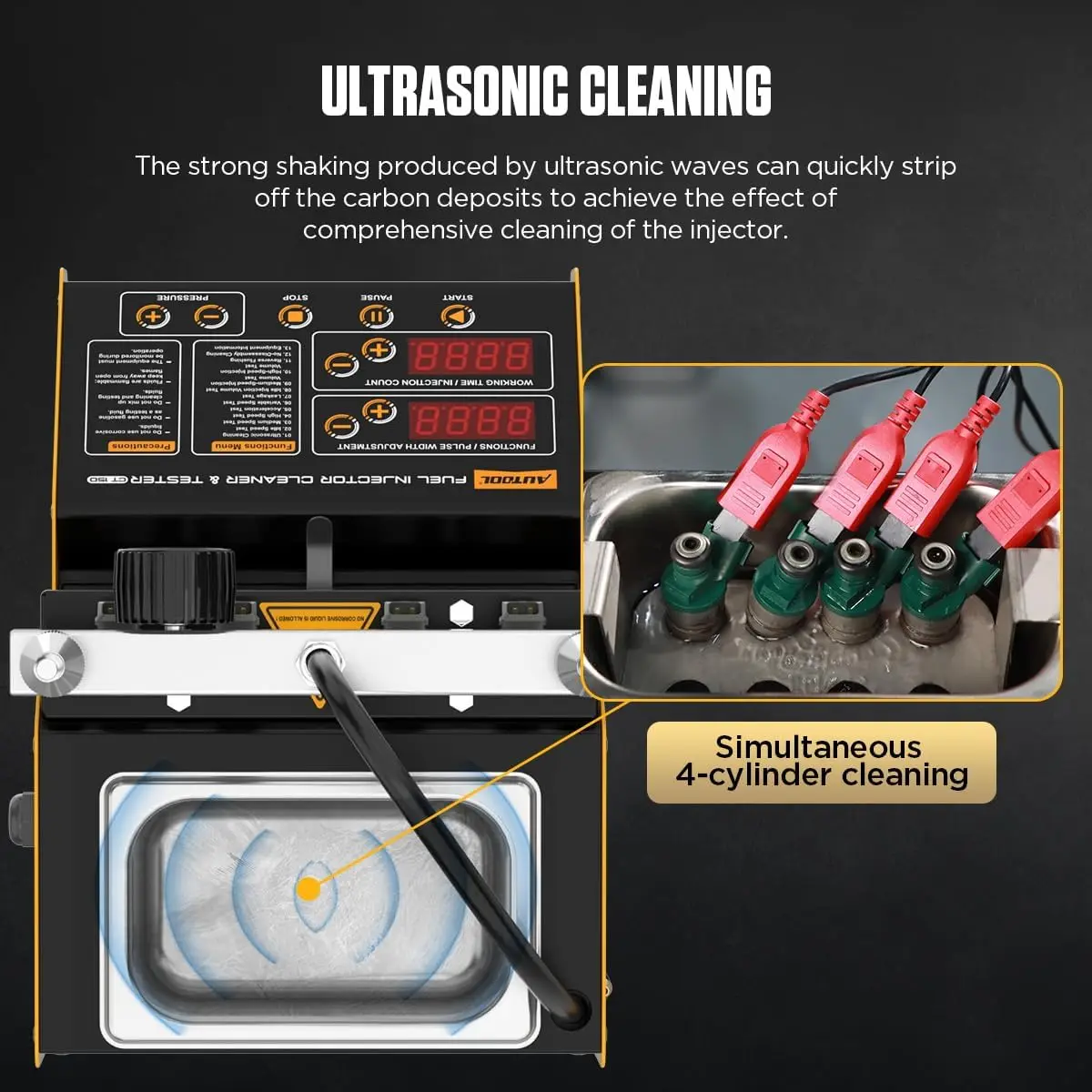 Limpiador y Probador Ultrasóni - Fuel Injector Cleaner reseña y precio