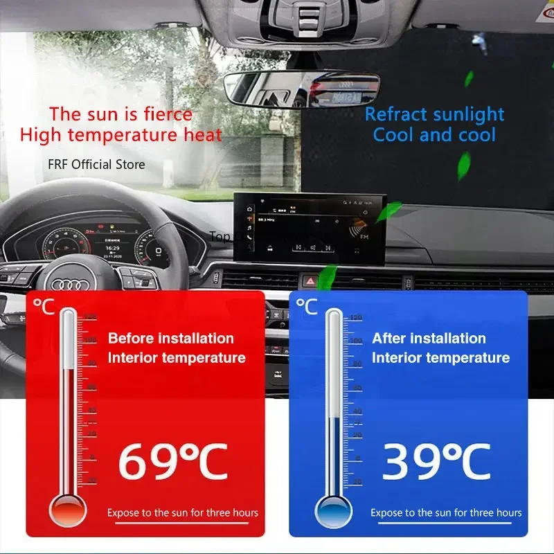Parasol de cobertura completa  - Car Accessories Xmas reseña y precio