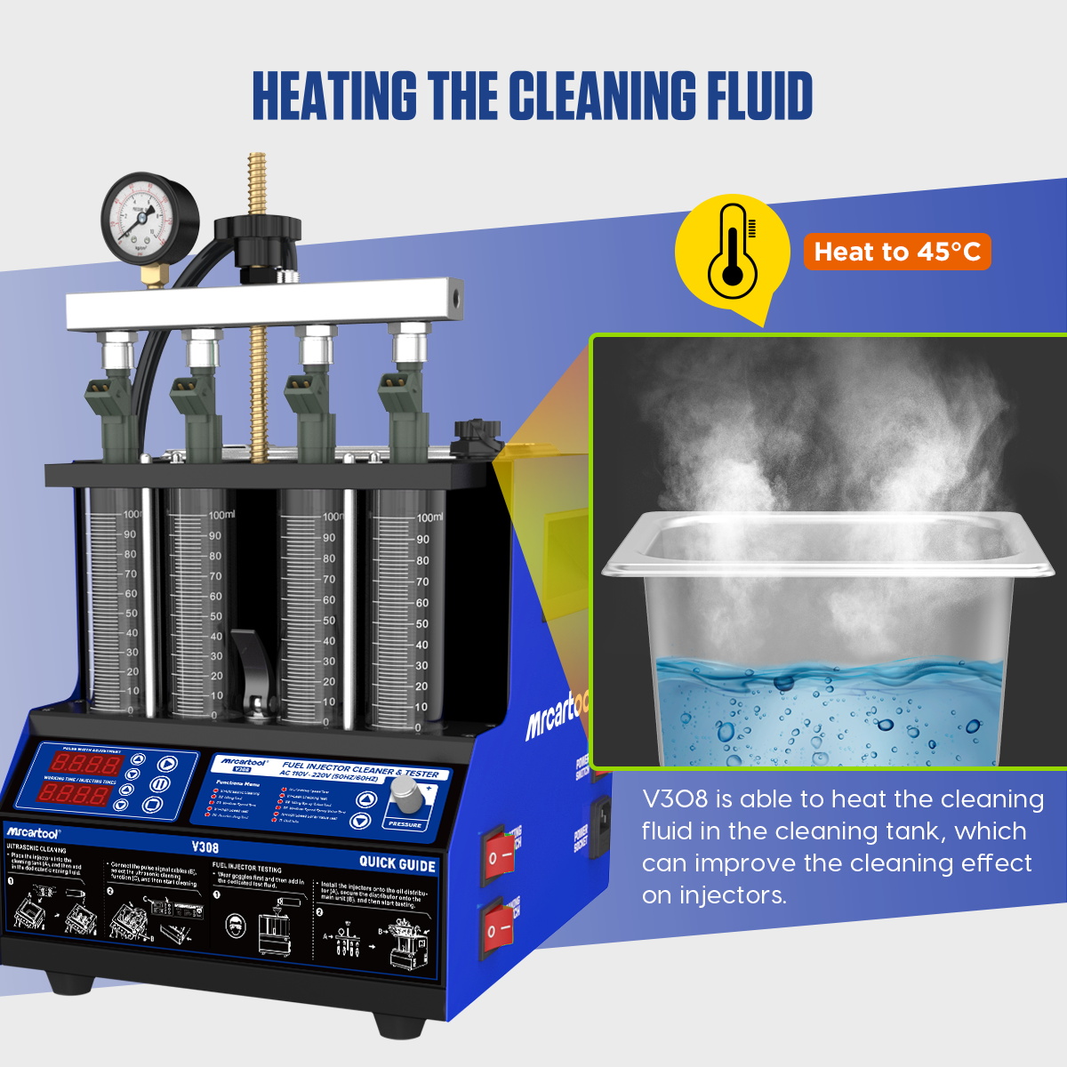 Máquina Limpiadora de Inyector - Fuel Injector Cleaner reseña y precio