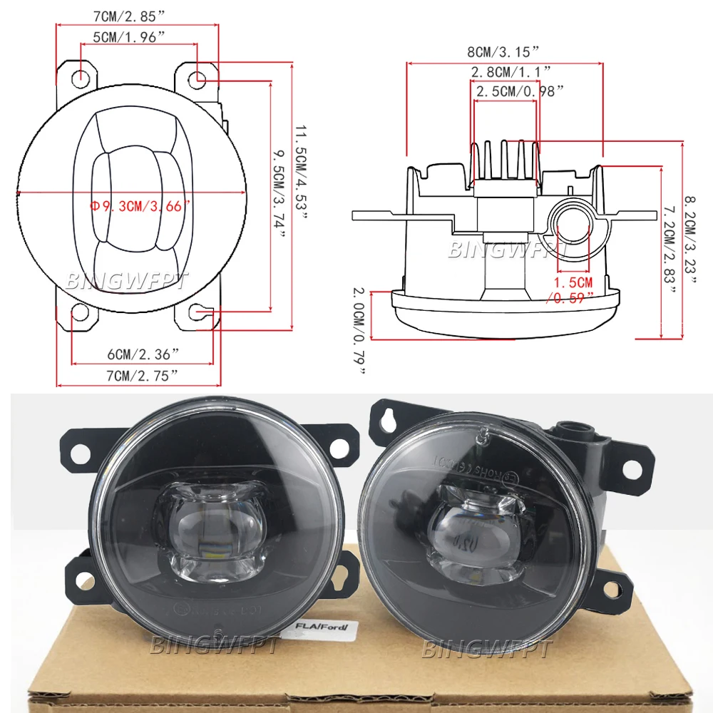 Montaje de lámpara antiniebla  - Car Accessories Uae reseña y precio