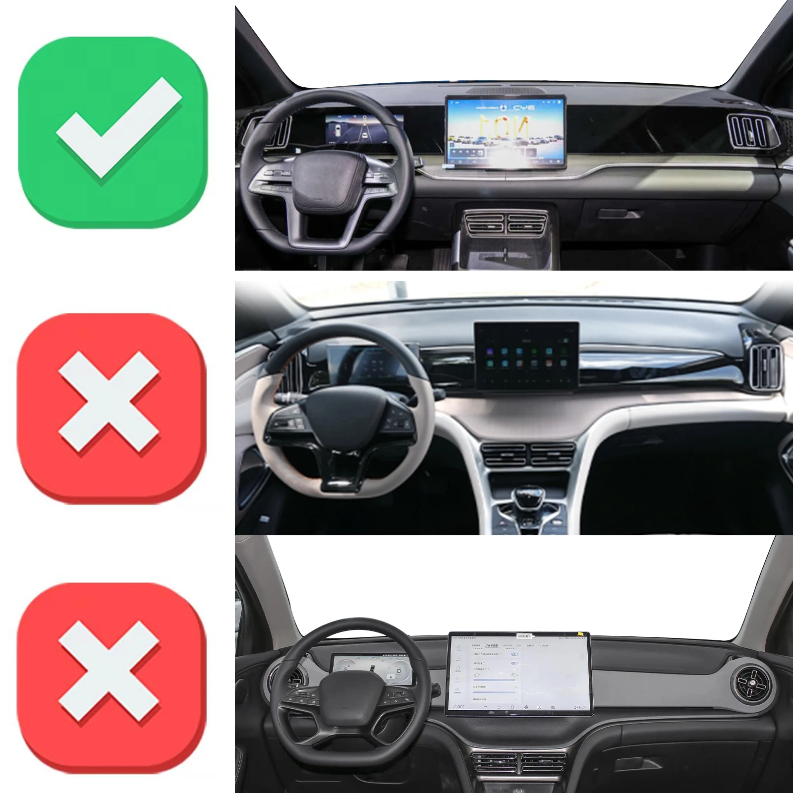 Para BYD Song PRO 2025 y Nuevo - Car Anti-Slip Dashboard Mat reseña y precio