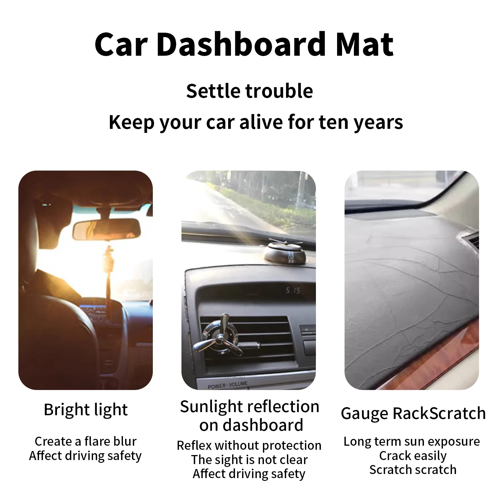 Para BYD Song PRO 2025 y Nuevo - Car Anti-Slip Dashboard Mat reseña y precio