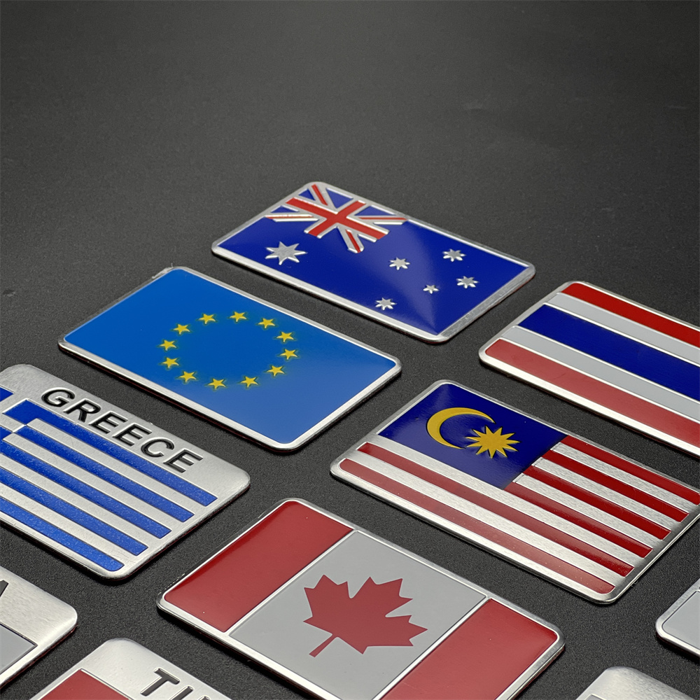 Pegatina de aluminio Bandera N - Car Accessories Uae reseña y precio