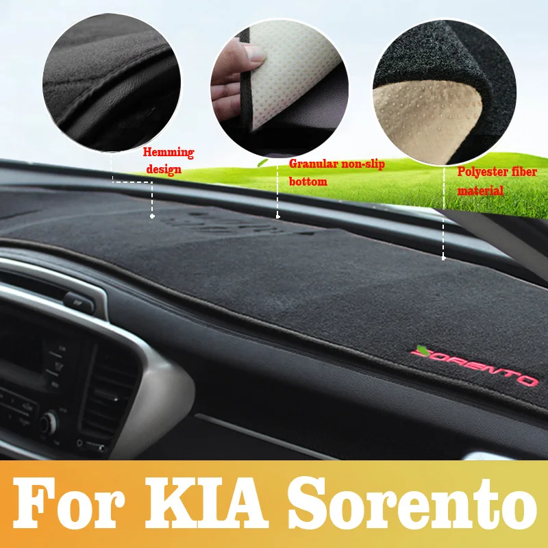 Para Kia Sorento 2015 ~ 2024 K - Car Anti-Slip Dashboard Mat reseña y precio