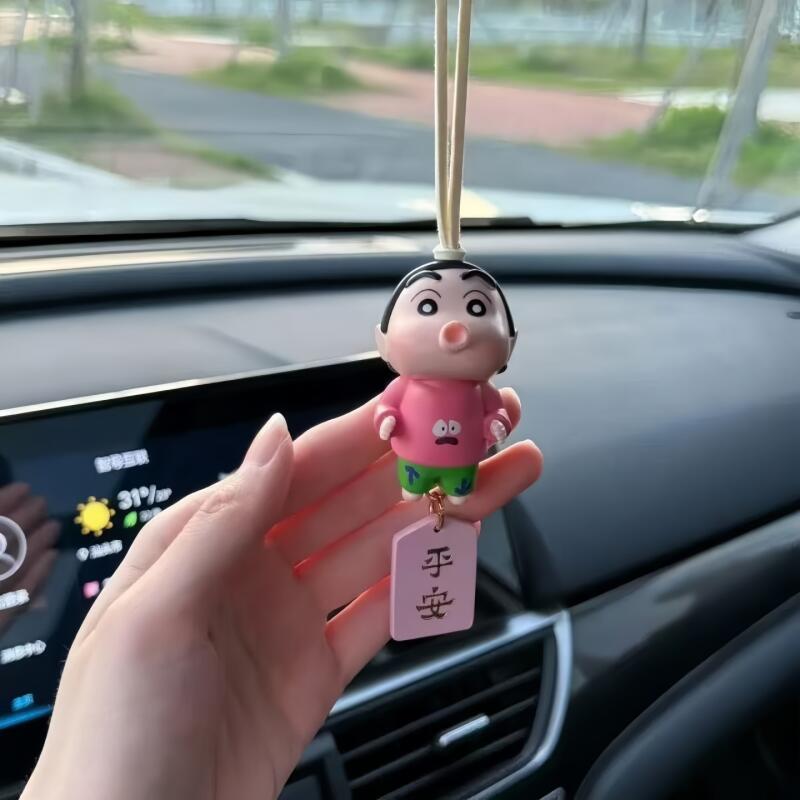 Colgante Kawaii de Crayon Shin - Car Accessories Hanging From Mirror reseña y precio